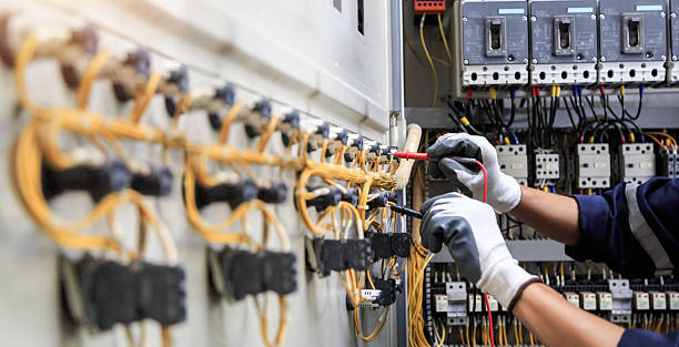 Professional Electrician technician working in Woonsocket, RI